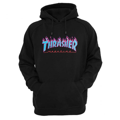 Thrasher Magazine Flame Hoodie (Oztmu)