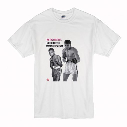 Muhammad Ali Kid Quote KiSS T-Shirt (Oztmu)