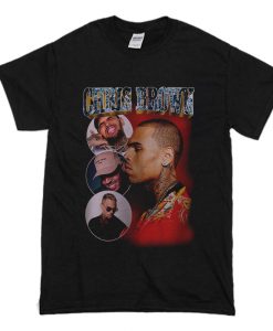 Chris Brown T Shirt Black (Oztmu)