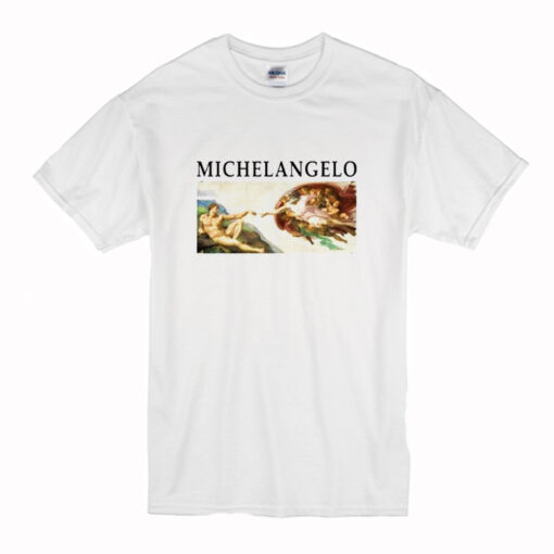 Michelangelo the creation of Adam T-Shirt (Oztmu)