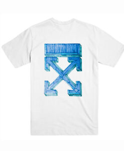 Off White Blue T Shirt (Oztmu)