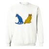 Abba Blue and Yellow Cat Sweatshirt (Oztmu)