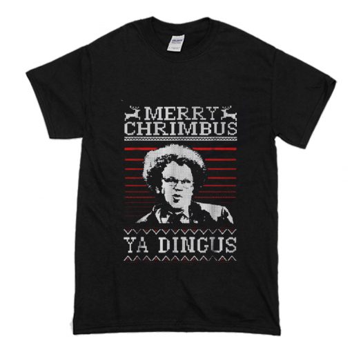 Dr. Steve Brule Merry Chrimbus Ya Dingus Ugly T-Shirt (Oztmu)