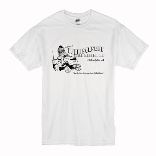 Four Seasons Total Landscaping White T Shirt (Oztmu)