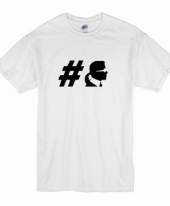 Karl Lagerfeld Hashtag T-Shirt (Oztmu)