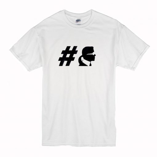 Karl Lagerfeld Hashtag T-Shirt (Oztmu)