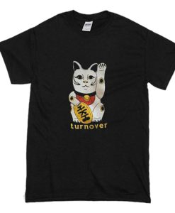 Turnover Lucky Cat T Shirt (Oztmu)
