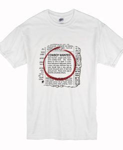 Cowboy Wanted T-Shirt (Oztmu)