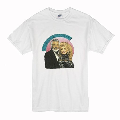 Vintage Kenny Rogers Dolly Parton T Shirt (Oztmu)