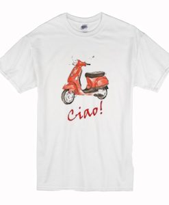Ciao Vespa T Shirt (Oztmu)