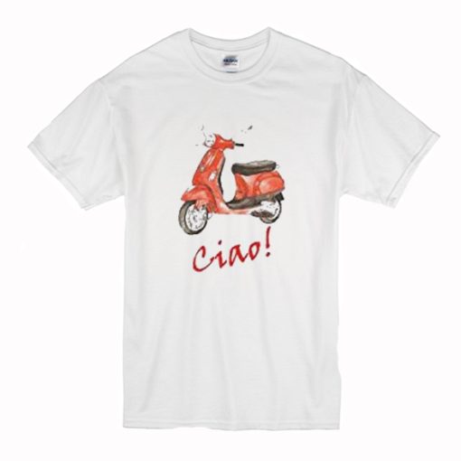 Ciao Vespa T Shirt (Oztmu)