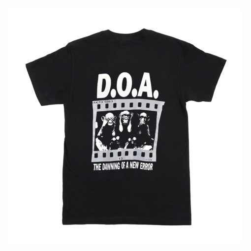 90s DOA The Black Spot Album Dawning New Error T Shirt Back (Oztmu)