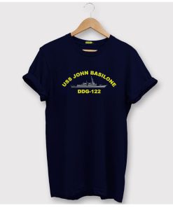 DDG 122 USS John Basilone T Shirt (Oztmu)