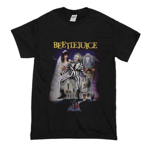 Beetlejuice Poster Film T Shirt (Oztmu)