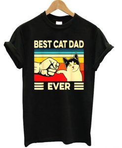 Best Cat Dad Ever T-Shirt (Oztmu)
