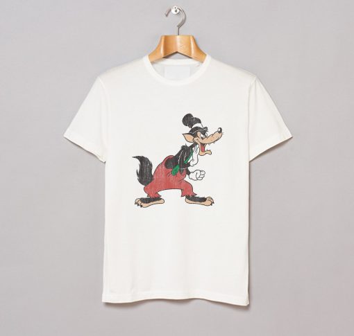 Disney Men's Three Little Pigs Big Bad Wolf T-Shirt (Oztmu)
