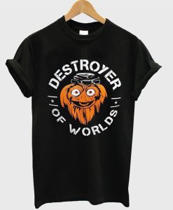 Gritty Destroyer Of Worlds Charcoal T-Shirt (Oztmu)