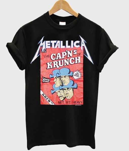 Metallica The Cap’ns Of Krunch T-Shirt (Oztmu)