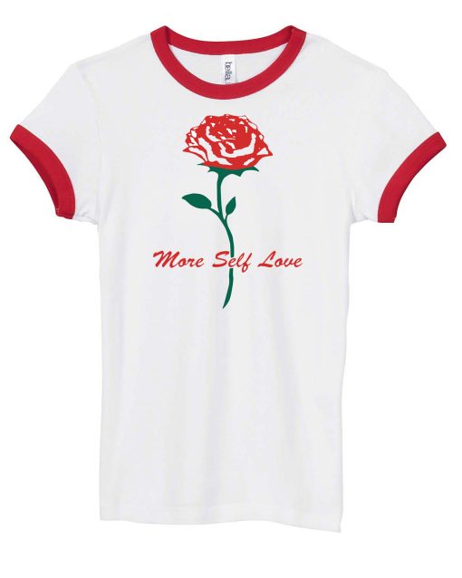 More Self Love Red Ringer T-Shirt (Oztmu)