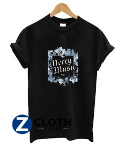 Blue Roses Black T-Shirt ZA