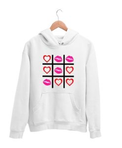 Kiss Tic Tac Toe Hoodie AA