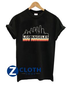 Los Angeles Skyline Vintage T-Shirt AA