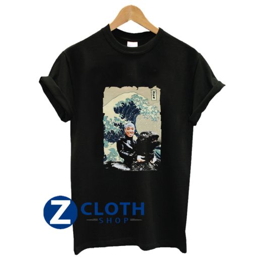 Godzilla 1954 Haruo Nakajima Great Wave off Kanagawa V1 T-Shirt AA