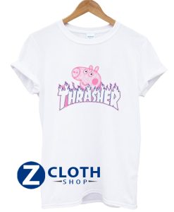 Peppa Pig X Thrasher Parody T-Shirt AA