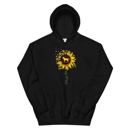 Labrador Mom Sunflower Labrador Retriever Hoodie