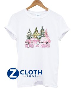 Merry and Bright Christmas T-Shirt AA