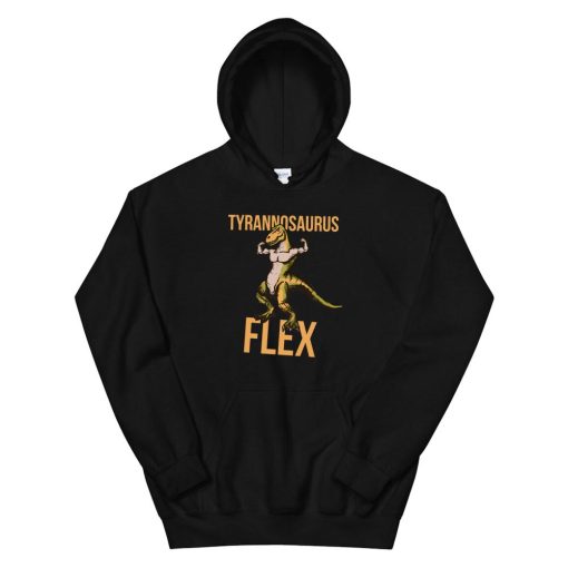 Tyrannosaurus Flex Weightlifting Powerlifting Hoodie