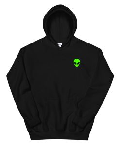 Alien Head Pocket Patch Area1 Hoodie Hoodie AA