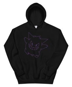 Pok Eacute;mon Gengar Big Face Hoodie Hoodie AP