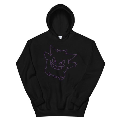 Pok Eacute;mon Gengar Big Face Hoodie Hoodie AP