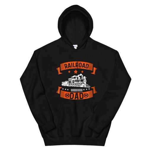 Railroad Dad Model Train Collector Rail Conductor Engineer Hoodie AP