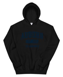 Auburn Alabama Al Vintage Sports Design Navy Print Hoodie AA