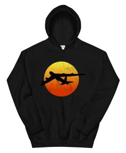 B2 Stratofortress Silhouette Sunset Bomber Airplane B52 Hoodie aa
