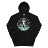 Bigfoot Abduction Vintage Sasquatchandufo Alien Graphic Hoodie AA