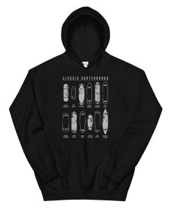 Classic Skateboards Lineup Sketch Hoodie AA