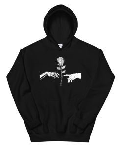 Creation Rose Grunge Aesthetic Clothes Punk Alt Gothic Goth Hoodie AA