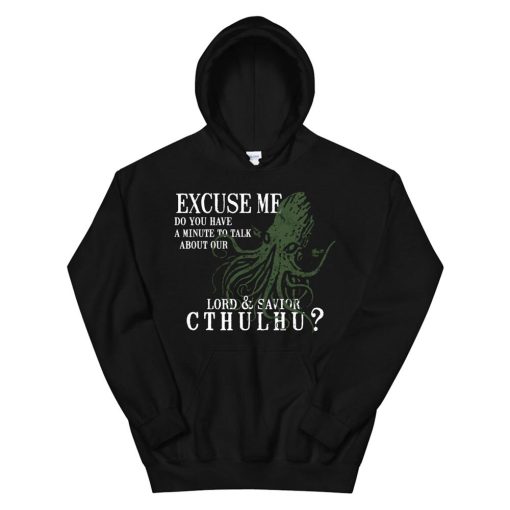 ordandsavior Cthulhu Funny Parody Religion Myth Hoodie AP