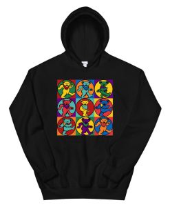 Gd Warhol Dancing Bears Not Fade Away Grateful Tortuga Hoodie AA