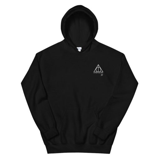 Harry Potter Deathly Hallows Line Art Frontandback Hoodie AA
