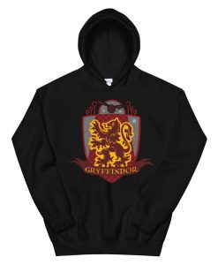 Harry Potter Gryffindor Quidditch Shield Logo Hoodie AA