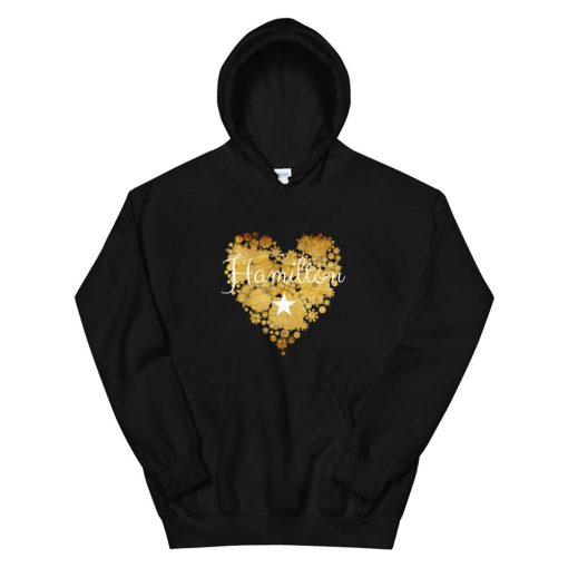 I Love Hamilton Heart Gift For Teenage Hoodie AA