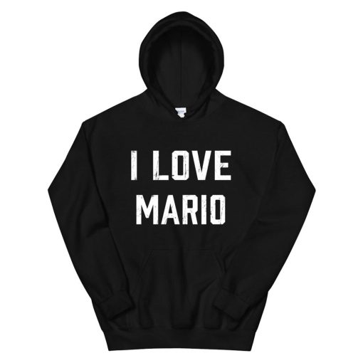I Love Mario Family Son Daughter Boy Girl Baby Name Hoodie AA