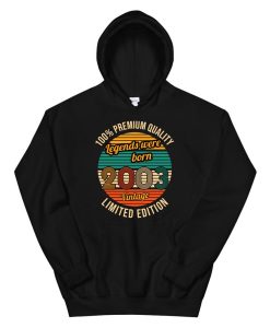 Legends Were Born003 Vintage8th Birthday Boys Hoodie AA