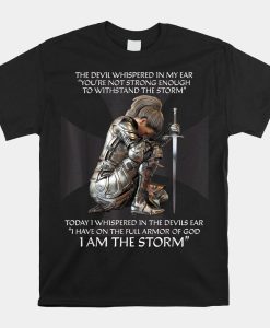 Christian Bible Verse Religious Cross Shirt