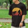 Funny Bigfoot Sasquatch & Unicorn t-shirt thd